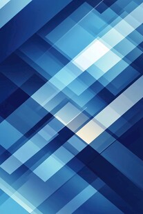 蓝色几何线条抽象背景图