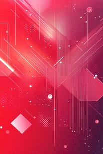 炫彩几何线条科技风背景