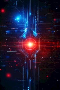 科技之光 炫酷电路图案