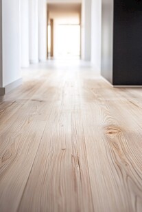 简约走廊木地板空间展示