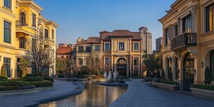 欧式风情精致住宅街区