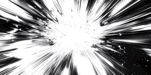 黑白爆炸光效背景图