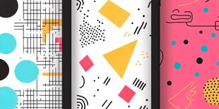 几何元素抽象图案背景