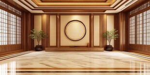 中式典雅大厅室内空间