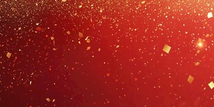 红色金片背景 闪耀喜庆风