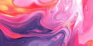 梦幻流体色彩艺术图案