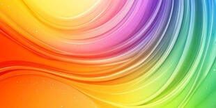 绚丽多彩波浪纹理背景