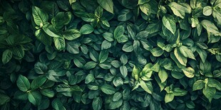翠绿繁茂的植物叶片背景