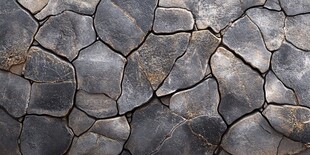 干裂土地纹理特写