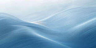 蓝色波浪抽象背景图