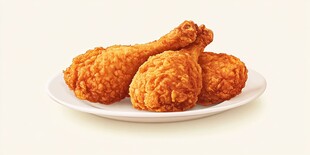 美味炸鸡腿 视觉与味觉诱惑