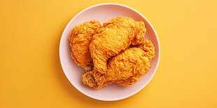 金黄酥脆炸鸡腿