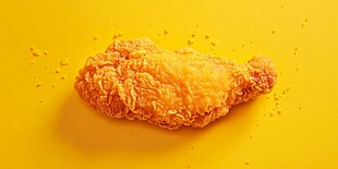 金黄酥脆炸鸡腿