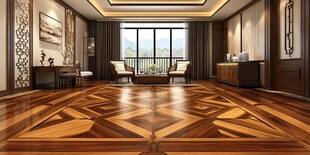 豪华大气的客厅木地板设计