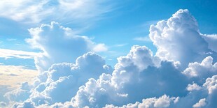 蓝天白云 梦幻般的天空景象