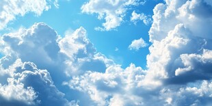 蓝天白云 梦幻般的天空景致