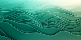 青绿色波浪纹理背景图