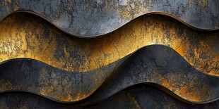 金属波浪纹理艺术背景