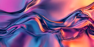 梦幻炫彩流动波纹背景