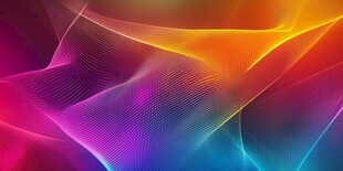 炫彩动感抽象线条背景图