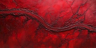 红色纹理抽象艺术背景图