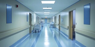 医院走廊场景