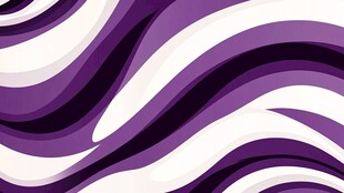 紫白动感波浪抽象背景图