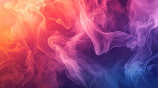 梦幻炫彩烟雾背景图