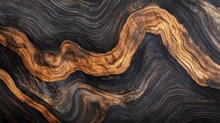 黑色木纹流动艺术纹理