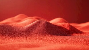 红色沙海 细腻纹理景观
