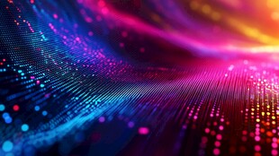 绚丽多彩的科技动感光波