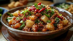 香辣美味的特色烧菜