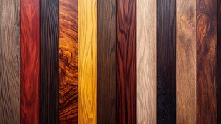 多彩木材纹理展示