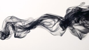 水墨烟雾飘逸之美