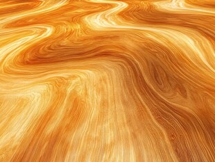 金黄流动纹理抽象背景图