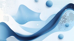 蓝色流体抽象背景图案