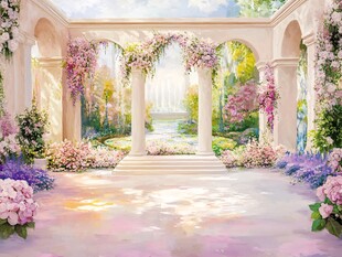 梦幻花园般的浪漫婚礼场地