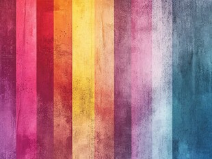 多彩条纹抽象艺术背景图