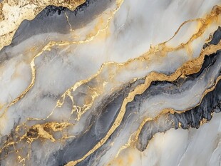 金纹大理石纹理艺术图景