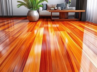 实木地板打造温馨客厅空间