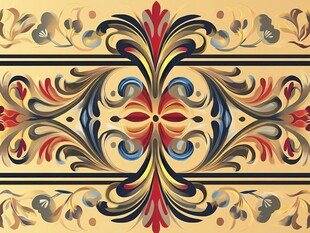 复古精美欧式花纹装饰图案