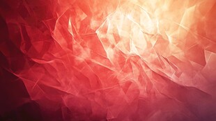 红色炫彩抽象几何背景图