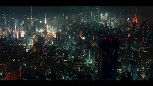 璀璨都市夜景俯瞰