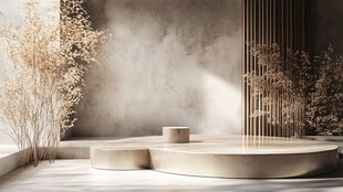 简约室内植物装饰场景