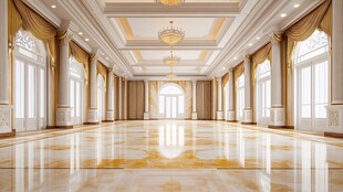 豪华大气的欧式宽敞大厅