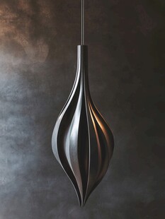 现代简约金属垂吊艺术灯具