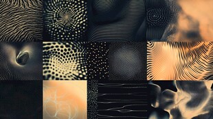 黑金抽象纹理图案集合