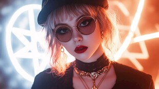 酷飒个性的时尚潮流女孩