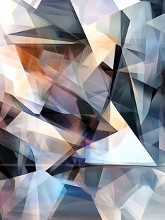 几何多边形抽象艺术背景图