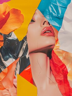 拼贴艺术下的女性魅力